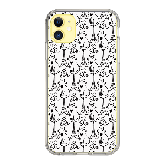 スリムプロテクションケース［ ELLE - Cats ］