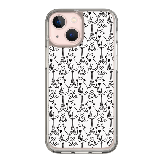 スリムプロテクションケース［ ELLE - Cats ］