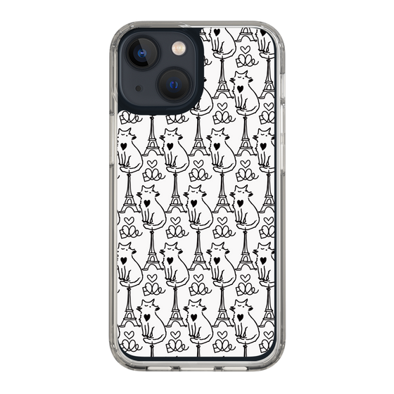 スリムプロテクションケース［ ELLE - Cats ］