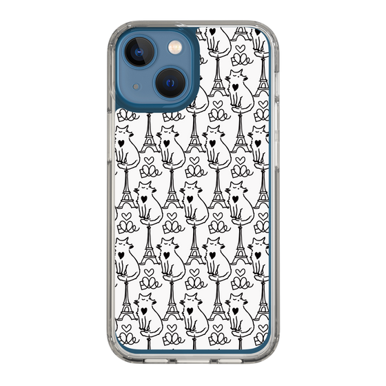 スリムプロテクションケース［ ELLE - Cats ］