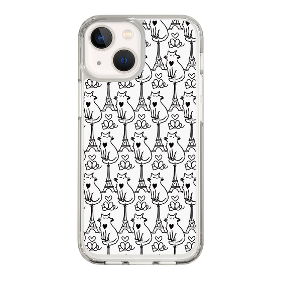スリムプロテクションケース［ ELLE - Cats ］