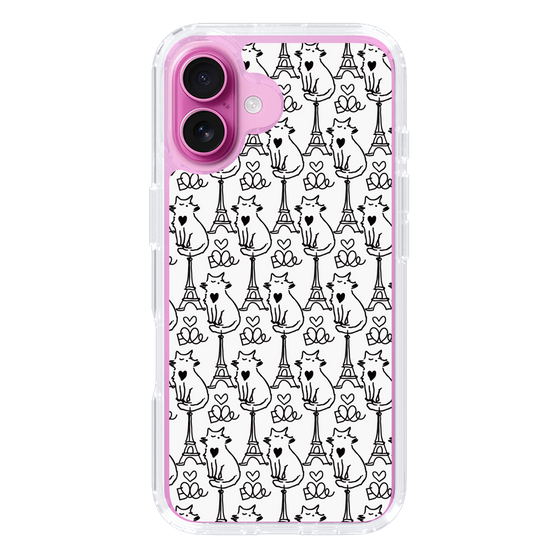 スリムプロテクションケース［ ELLE - Cats ］