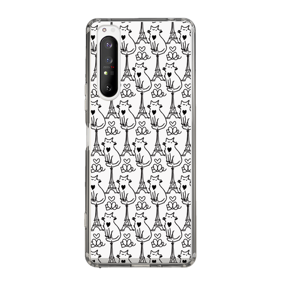 スリムプロテクションケース［ ELLE - Cats ］