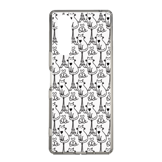 スリムプロテクションケース［ ELLE - Cats ］