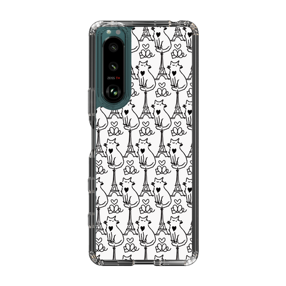 スリムプロテクションケース［ ELLE - Cats ］