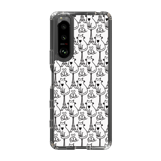 スリムプロテクションケース［ ELLE - Cats ］