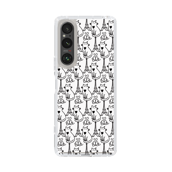 スリムプロテクションケース［ ELLE - Cats ］