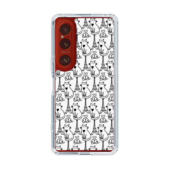 スリムプロテクションケース［ ELLE - Cats ］