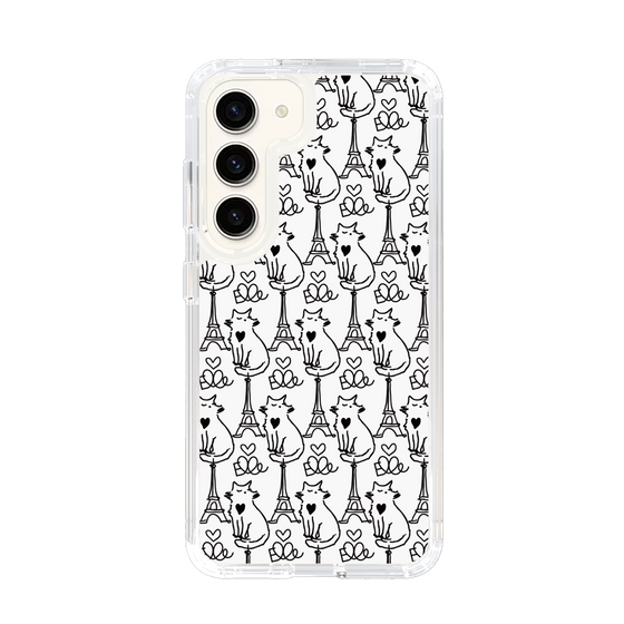 スリムプロテクションケース［ ELLE - Cats ］