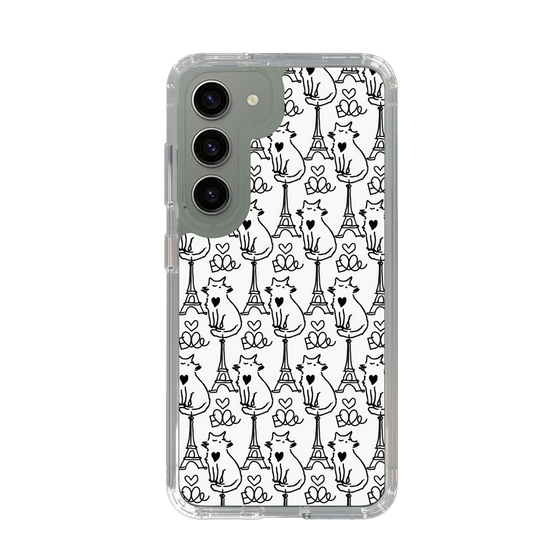 スリムプロテクションケース［ ELLE - Cats ］
