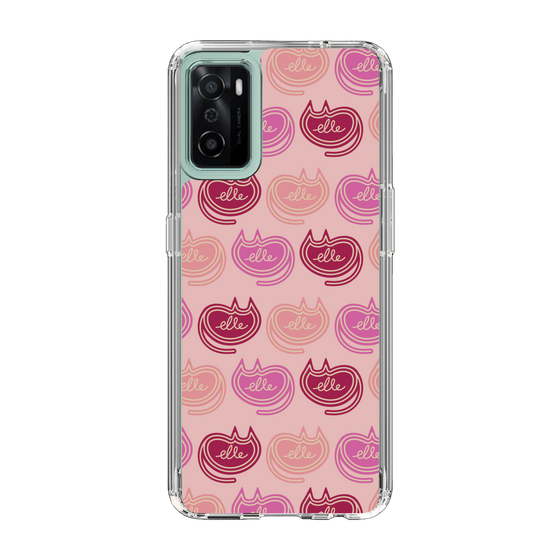 スリムプロテクションケース［ ELLE - Cat Pattern - ピンク ］