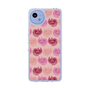 スリムプロテクションケース［ ELLE - Cat Pattern - ピンク ］