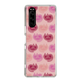 スリムプロテクションケース［ ELLE - Cat Pattern - ピンク ］
