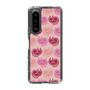 スリムプロテクションケース［ ELLE - Cat Pattern - ピンク ］