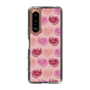 スリムプロテクションケース［ ELLE - Cat Pattern - ピンク ］