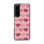 スリムプロテクションケース［ ELLE - Cat Pattern - ピンク ］