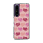 スリムプロテクションケース［ ELLE - Cat Pattern - ピンク ］