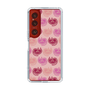 スリムプロテクションケース［ ELLE - Cat Pattern - ピンク ］