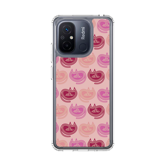 スリムプロテクションケース［ ELLE - Cat Pattern - ピンク ］