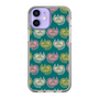 スリムプロテクションケース［ ELLE - Cat Pattern - グリーン ］