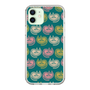スリムプロテクションケース［ ELLE - Cat Pattern - グリーン ］