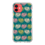 スリムプロテクションケース［ ELLE - Cat Pattern - グリーン ］