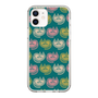スリムプロテクションケース［ ELLE - Cat Pattern - グリーン ］