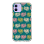 スリムプロテクションケース［ ELLE - Cat Pattern - グリーン ］