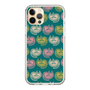 スリムプロテクションケース［ ELLE - Cat Pattern - グリーン ］