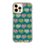 スリムプロテクションケース［ ELLE - Cat Pattern - グリーン ］