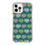 スリムプロテクションケース［ ELLE - Cat Pattern - グリーン ］