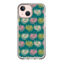 スリムプロテクションケース［ ELLE - Cat Pattern - グリーン ］