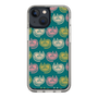 スリムプロテクションケース［ ELLE - Cat Pattern - グリーン ］