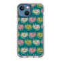 スリムプロテクションケース［ ELLE - Cat Pattern - グリーン ］