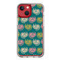 スリムプロテクションケース［ ELLE - Cat Pattern - グリーン ］