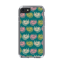 スリムプロテクションケース［ ELLE - Cat Pattern - グリーン ］