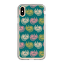 スリムプロテクションケース［ ELLE - Cat Pattern - グリーン ］