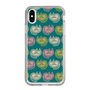 スリムプロテクションケース［ ELLE - Cat Pattern - グリーン ］