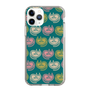 スリムプロテクションケース［ ELLE - Cat Pattern - グリーン ］