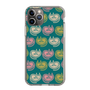 スリムプロテクションケース［ ELLE - Cat Pattern - グリーン ］