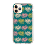 スリムプロテクションケース［ ELLE - Cat Pattern - グリーン ］
