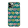 スリムプロテクションケース［ ELLE - Cat Pattern - グリーン ］