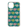 スリムプロテクションケース［ ELLE - Cat Pattern - グリーン ］