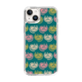 スリムプロテクションケース［ ELLE - Cat Pattern - グリーン ］