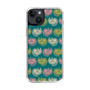 スリムプロテクションケース［ ELLE - Cat Pattern - グリーン ］