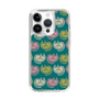 スリムプロテクションケース［ ELLE - Cat Pattern - グリーン ］