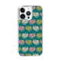 スリムプロテクションケース［ ELLE - Cat Pattern - グリーン ］