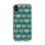 スリムプロテクションケース［ ELLE - Cat Pattern - グリーン ］