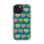 スリムプロテクションケース［ ELLE - Cat Pattern - グリーン ］
