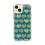 スリムプロテクションケース［ ELLE - Cat Pattern - グリーン ］